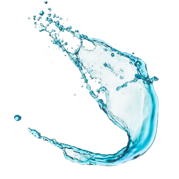 Turquoise water splash — Stock Photo, Image