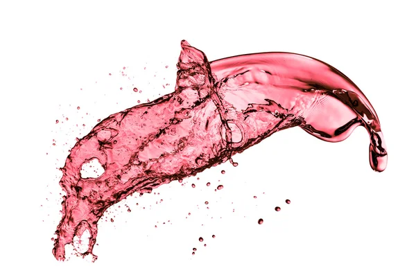 Red wine splash — Stock Photo, Image