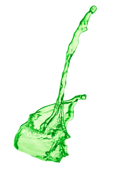 녹색 액체 스플래시 — 스톡 사진