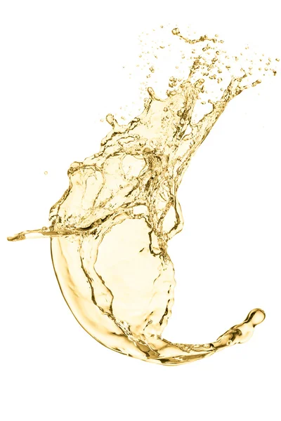 Splash of white wine — Stock Photo, Image