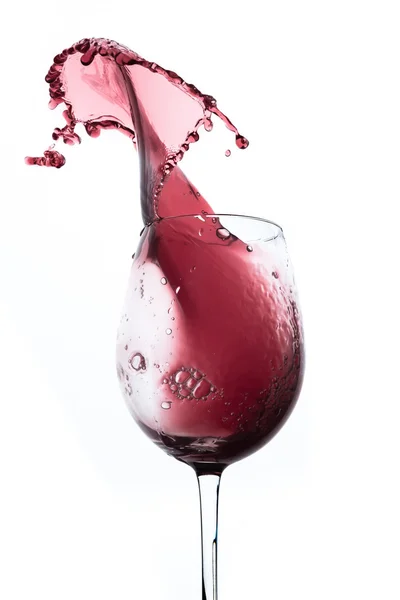 Red wine splash — Stock Photo, Image