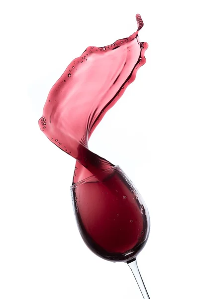 Red wine splash — Stock Photo, Image