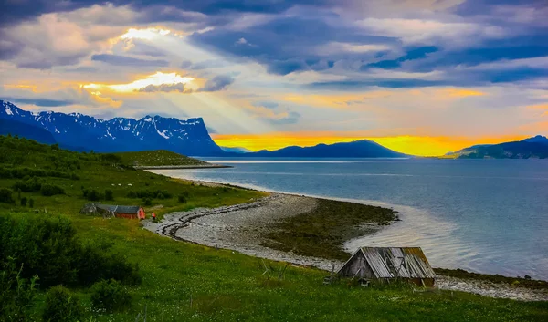 Malebná krajina Norsko přírody — Stock fotografie