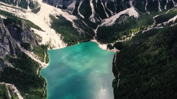 Lago Brais Brais Lake Droone Shoot — стокове відео