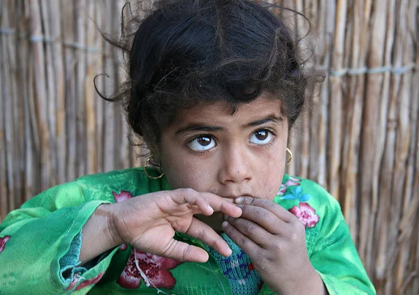 Arabic, bedouin child in Egypt — Stock Photo, Image