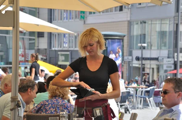 Aaren Deutschland Juli 2014 Restaurant Terrac — Stockfoto