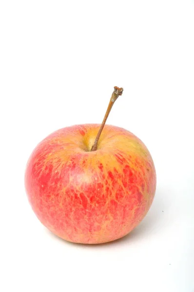 Manzana Sobre Fondo Blanco — Foto de Stock