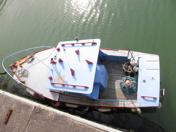 Top View Boot Paimpol Bretagne — Stockfoto