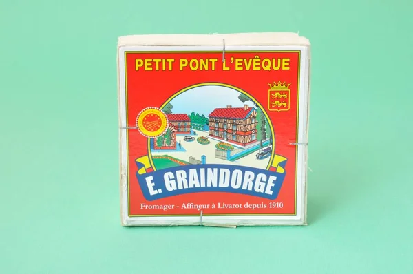 Pont Eveque Queijo Francês — Fotografia de Stock