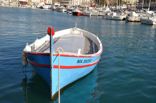 Wooden Row Boat Cassis — Stock Photo, Image