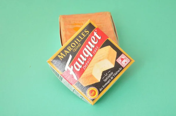 Maroilles Queso Francés — Foto de Stock