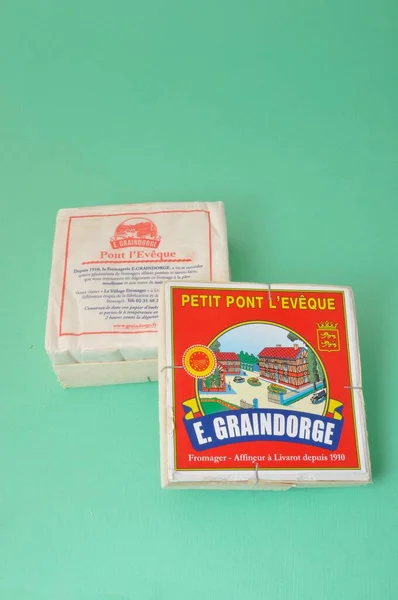 Pont Eveque Fromage Français — Photo