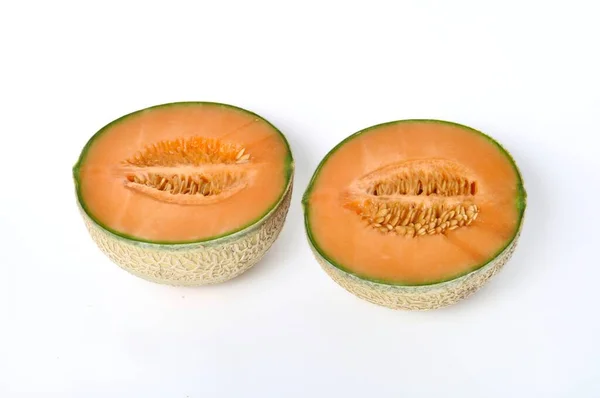 Melon Sur Fond Blanc — Photo