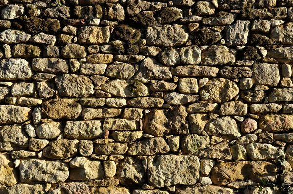 Tömör, kőből készült fal — Stock Fotó