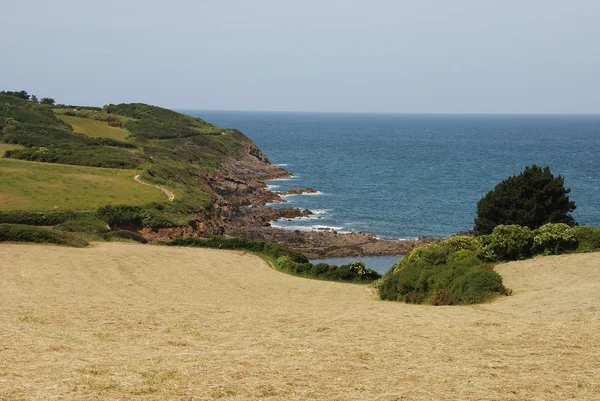 Brittany sahil St Quay-Portrieux için — Stok fotoğraf