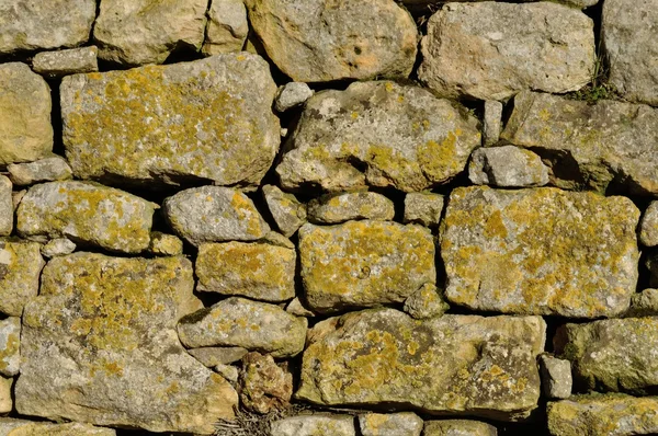 Pared sólida hecha de piedra — Foto de Stock