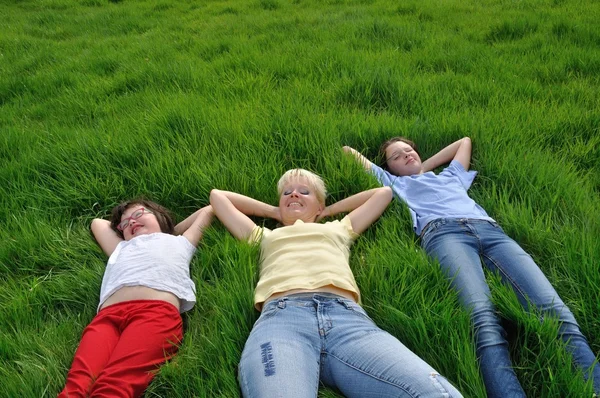 Mother and daughters — Stock Photo, Image