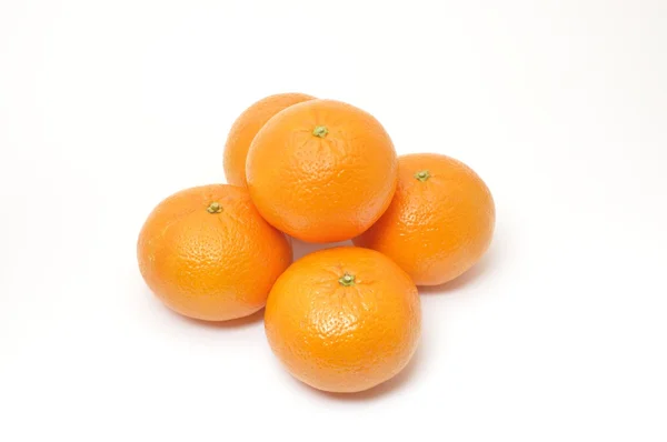 Sok Clementine egy fehér háttér — Stock Fotó