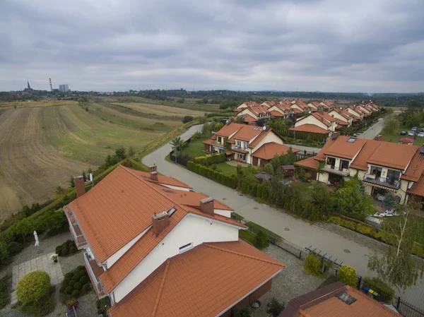 Suburban houses Royalty Free Stock Photos