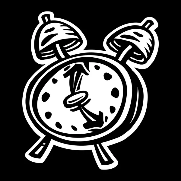 Alarma reloj de dibujos animados — Vector de stock