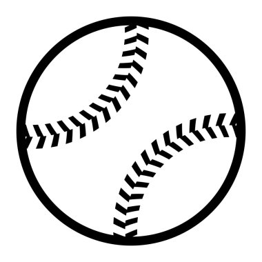 Beyzbol vektör simgesi