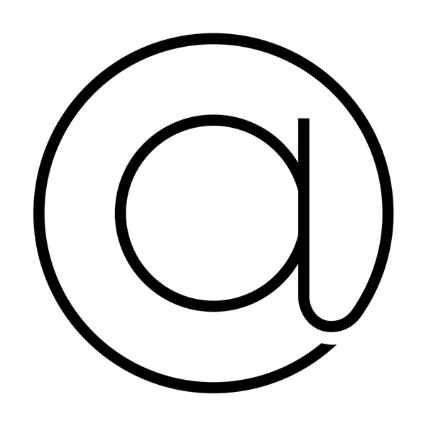 Цифровий символ у знаку — стоковий вектор