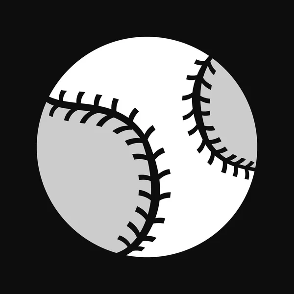 Icono del vector de béisbol — Vector de stock