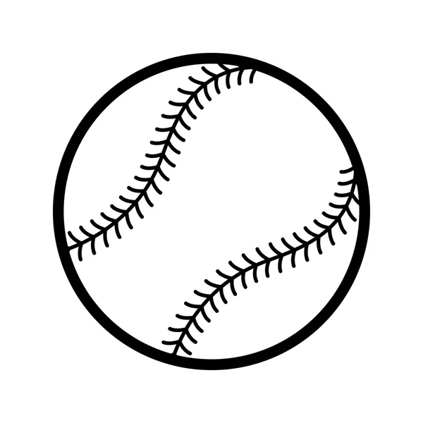 Icono del vector de béisbol — Vector de stock