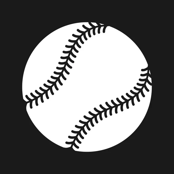 Icono del vector de béisbol — Vector de stock