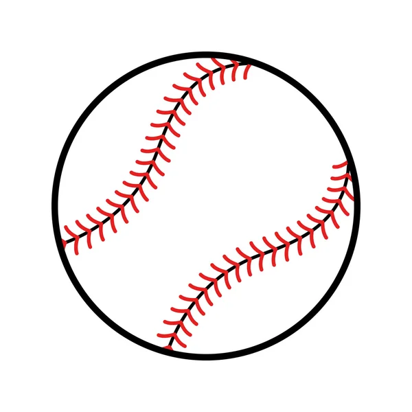 Icône vectorielle de baseball — Image vectorielle