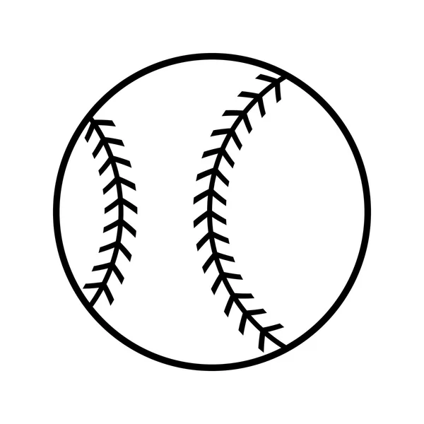 Icône vectorielle de baseball — Image vectorielle