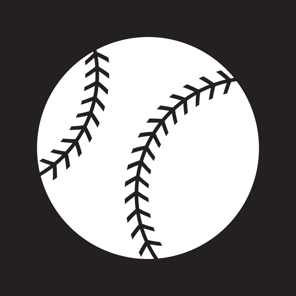 Baseball-Ikone — Stockvektor