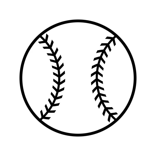 Baseball Vector Icon — Stock Vector