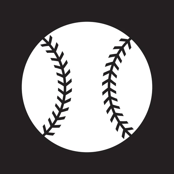 Baseball-Ikone — Stockvektor