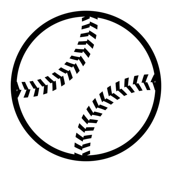 Icona vettoriale baseball — Vettoriale Stock