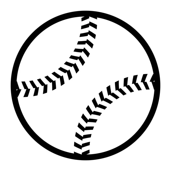 Icono del vector de béisbol — Vector de stock