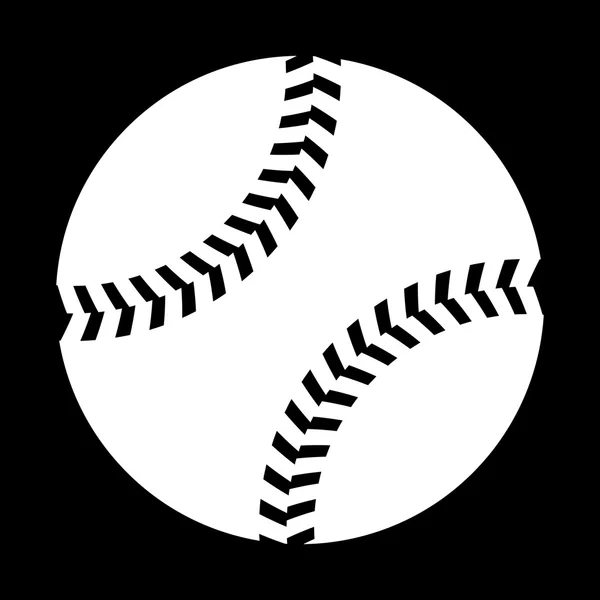 Icono del vector de béisbol — Vector de stock