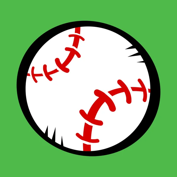 Icona vettoriale baseball — Vettoriale Stock