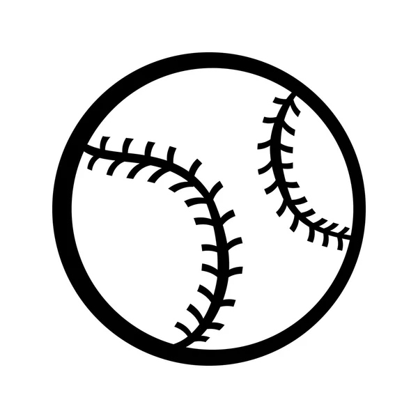 Baseball-Ikone — Stockvektor