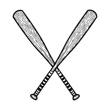 Beyzbol sopaları vektör