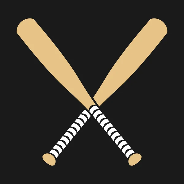 Vector murciélagos de béisbol — Vector de stock