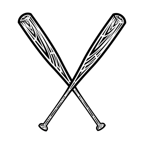 Baseball Bats vecteur — Image vectorielle