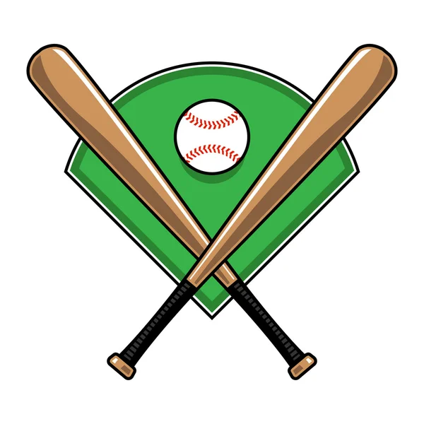 Baseball Bats vector — Stock Vector