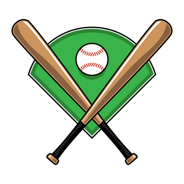 Baseballové pálky vektor Vektorová Grafika