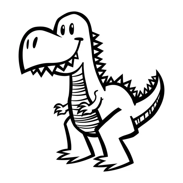 Dinosaurie t-rex — Stock vektor