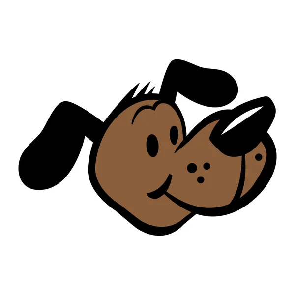Štěně psa kreslené vektorové ilustrace — Stockový vektor