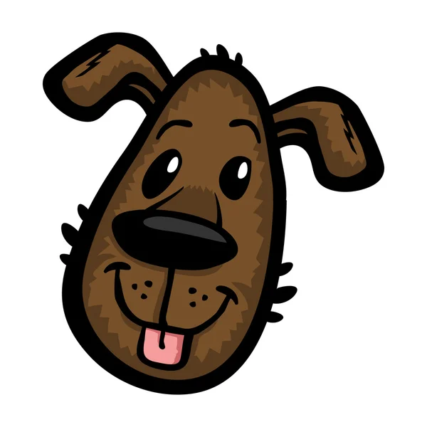 Puppy perro ilustración vector de dibujos animados — Vector de stock