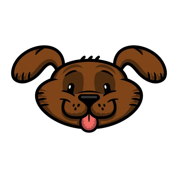子犬犬漫画のベクトル図 — ストックベクタ