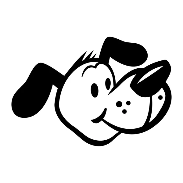 Welpe Hund Cartoon Vektor Illustration — Stockvektor