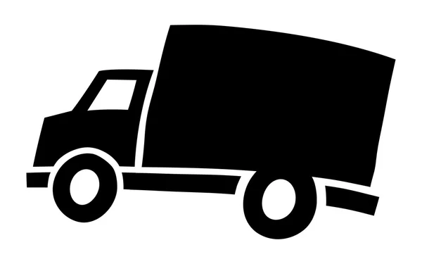 Доставка вантажівка вектор — стоковий вектор